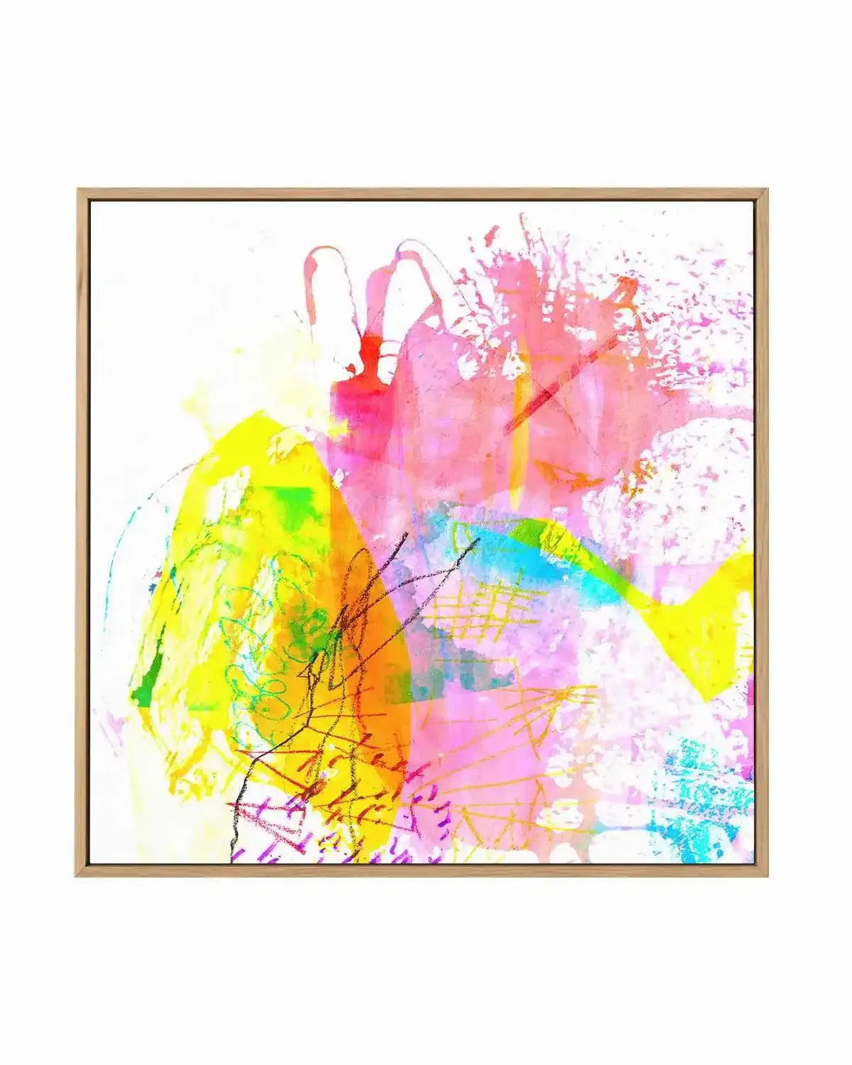 Colour Splash by Antonia Tzenova | Framed Canvas Art Print from Olive et Oriel where you can shop wallpaper and artworks online