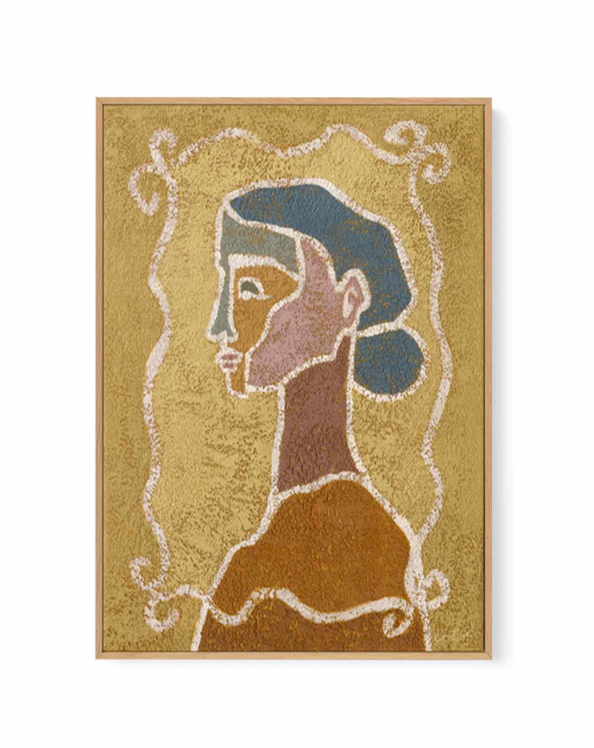Colour Story No. 12 by Julie Celina | Framed Canvas Art Print from Olive et Oriel where you can shop wallpaper and artworks online