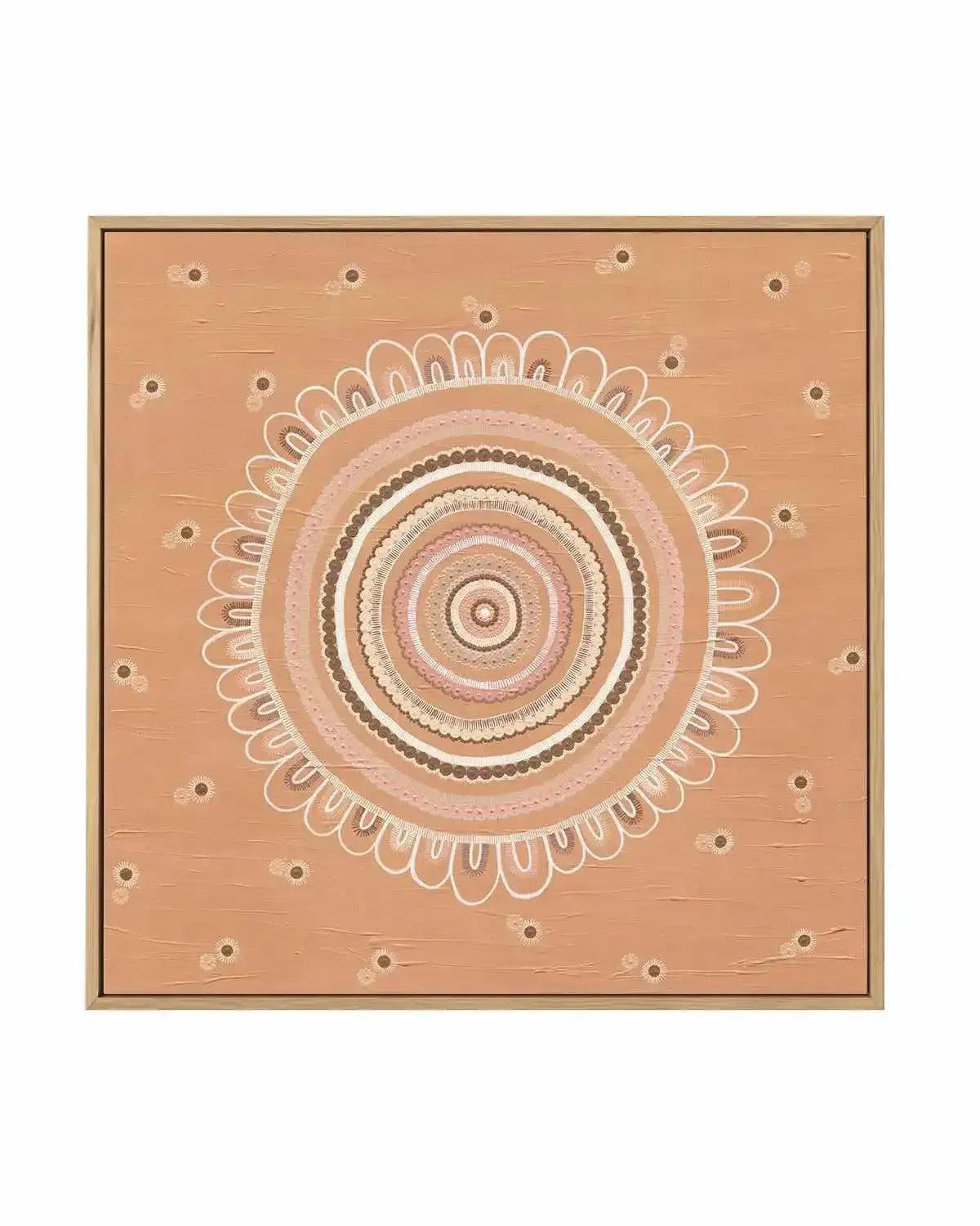 Coming Together by Karissa Undy | Framed Canvas Art Print from Olive et Oriel where you can shop wallpaper and artworks online