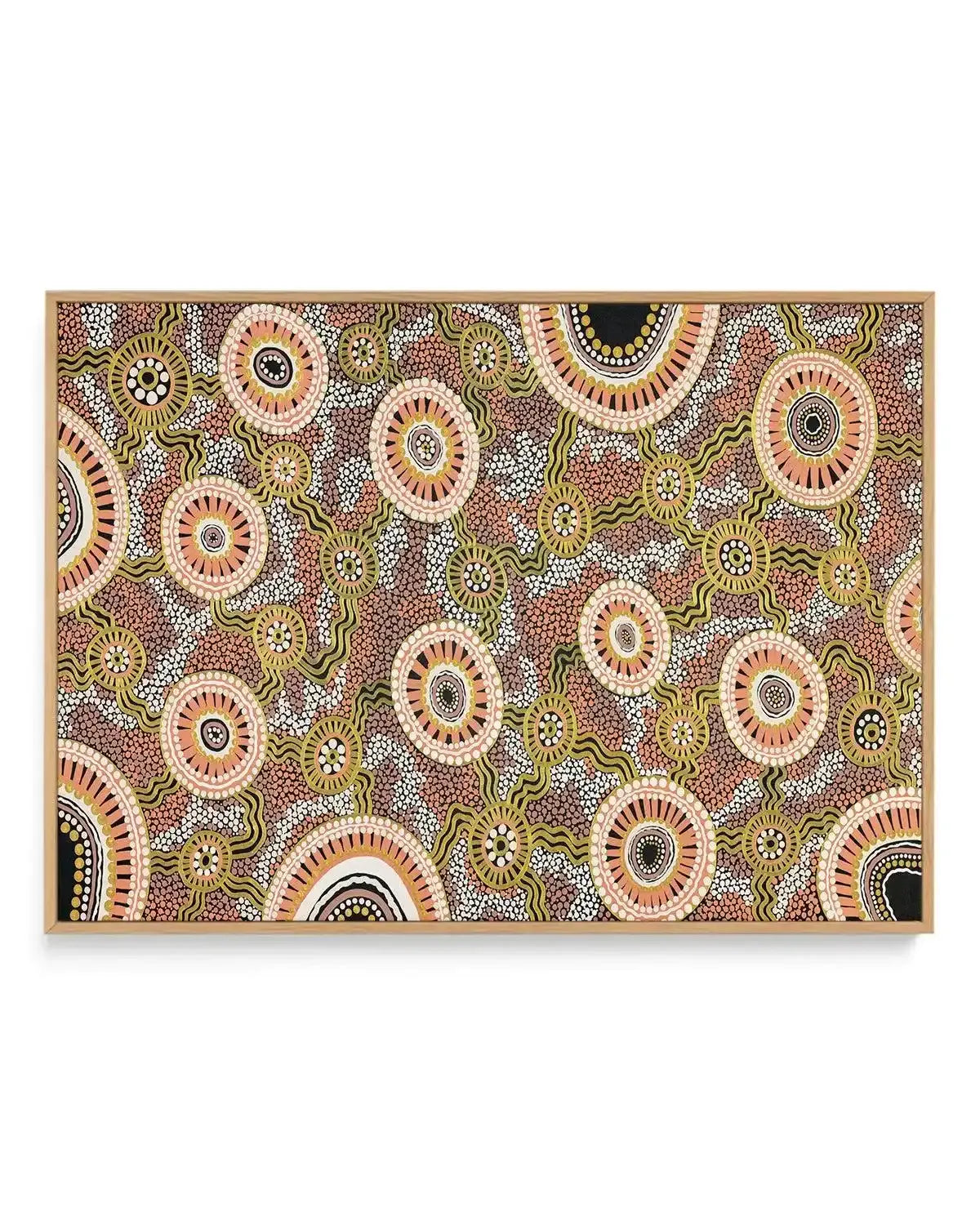 Connected Dreams by Leah Cummins | Framed Canvas Art Print from Olive et Oriel where you can shop wallpaper and artworks online