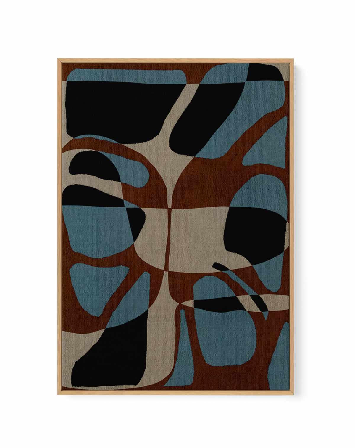 Contour 4 by Shatha Al Dafai | Framed Canvas Art Print from Olive et Oriel where you can shop wallpaper and artworks online