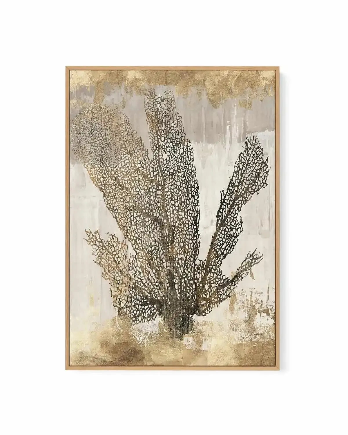 Coral Splendour I | Framed Canvas Art Print from Olive et Oriel where you can shop wallpaper and artworks online