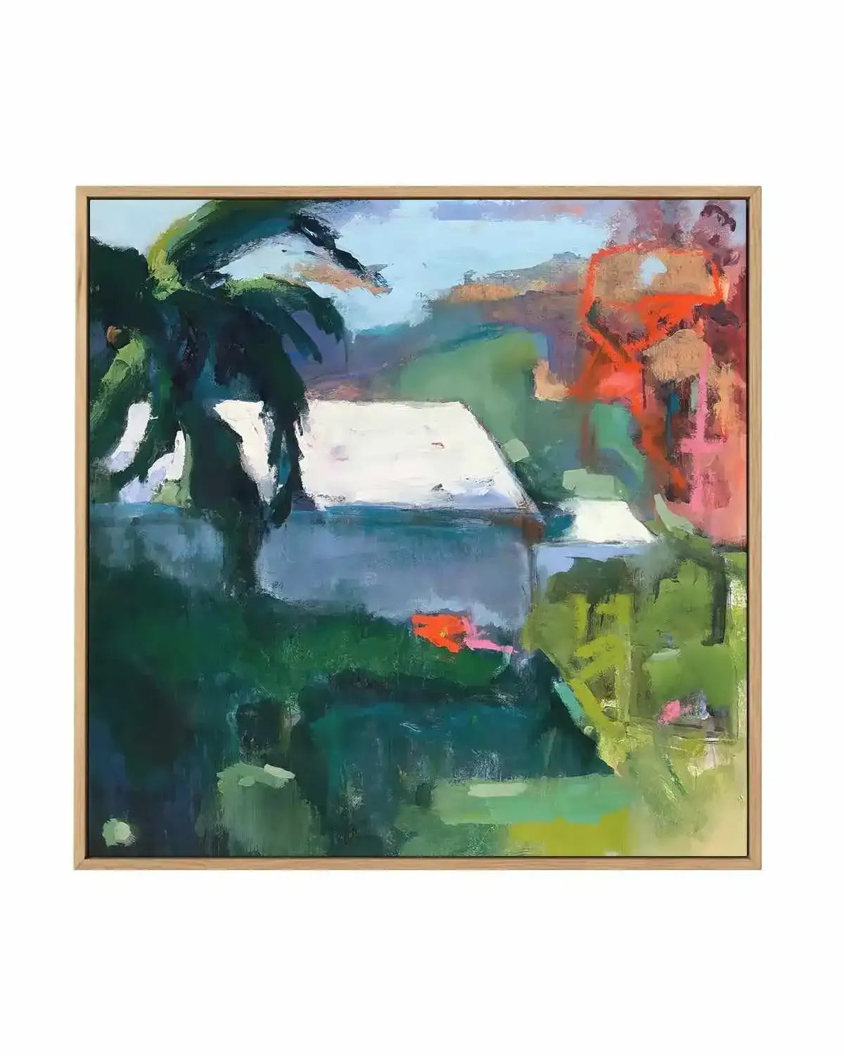 Crazy KW by Page Pearson Railsback | Framed Canvas Art Print from Olive et Oriel where you can shop wallpaper and artworks online