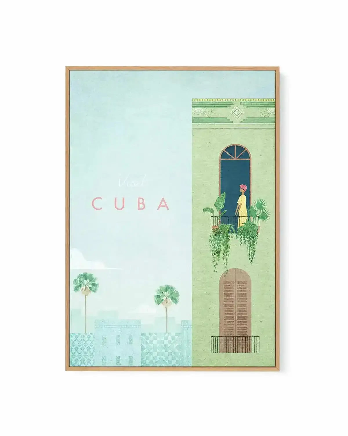 Cuba by Henry Rivers | Framed Canvas Art Print from Olive et Oriel where you can shop wallpaper and artworks online