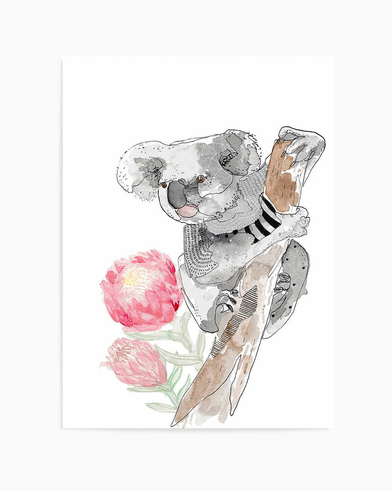 Cutie Koala by Maku Fenaroli | Art Print