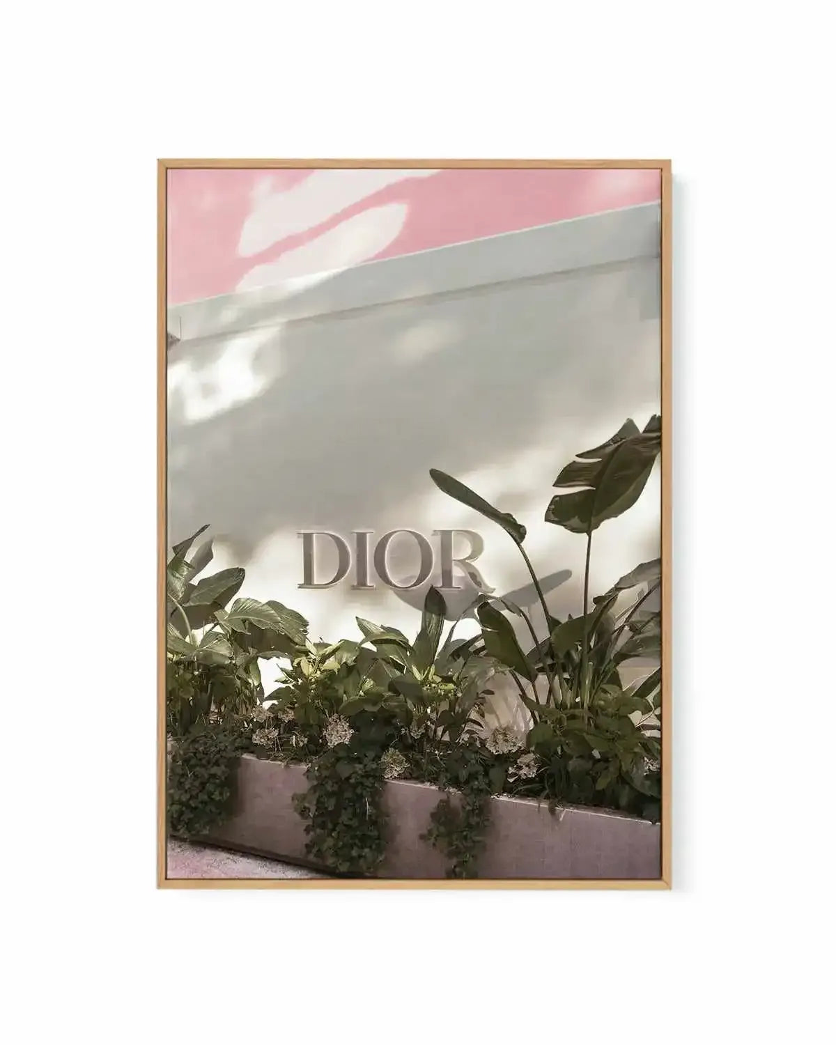Dior, Italian Riviera | Framed Canvas Art Print from Olive et Oriel where you can shop wallpaper and artworks online