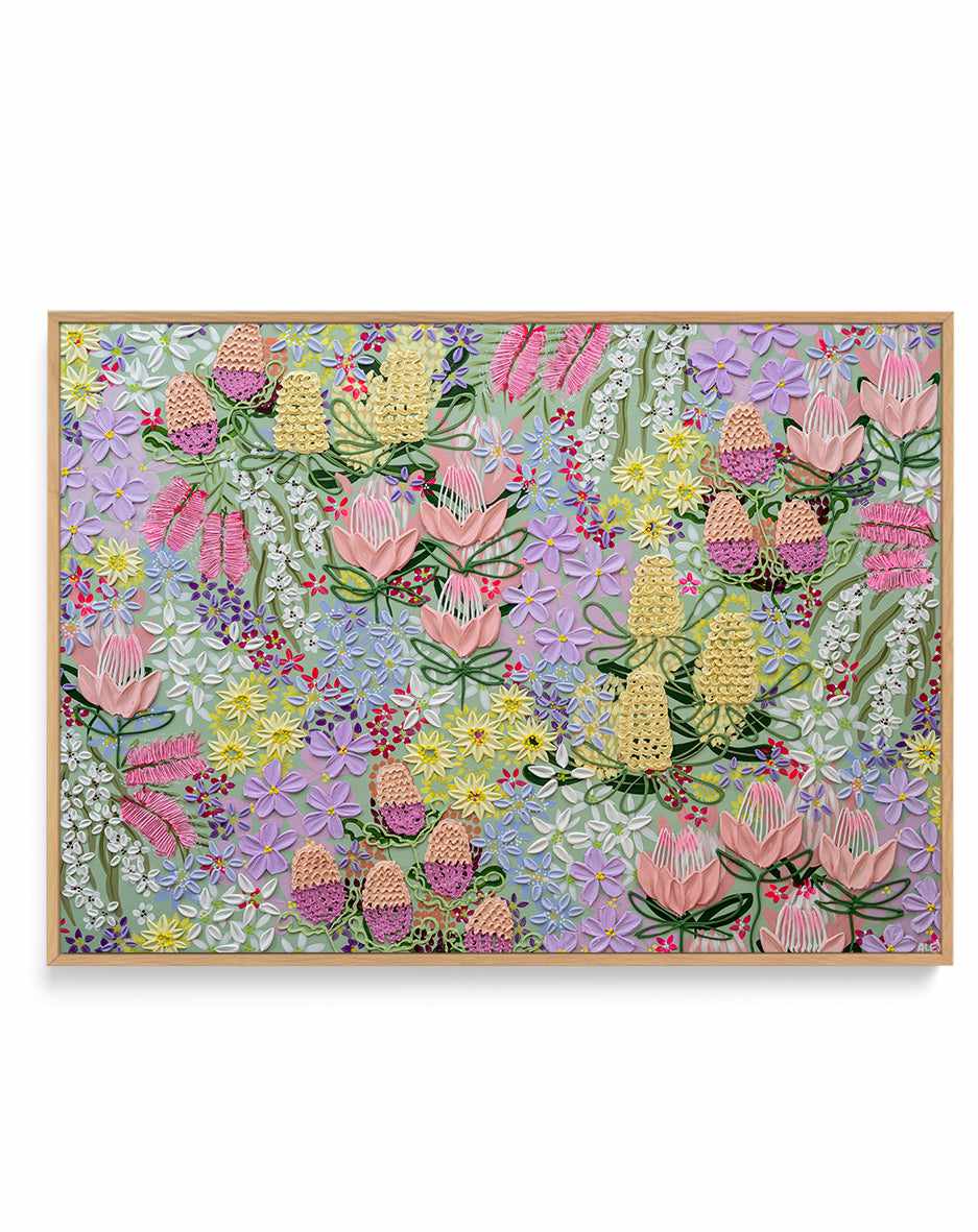 Dragonfly by Alex Mason | Framed Canvas Art Print from Olive et Oriel where you can shop wallpaper and artworks online