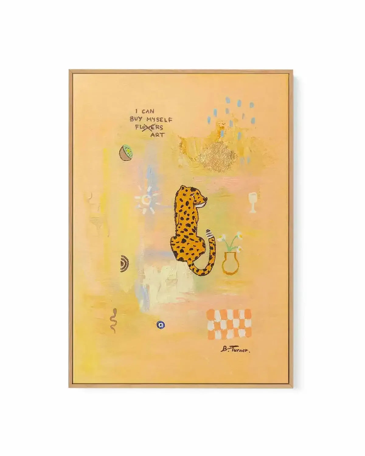 Embrace by Britney Turner | Framed Canvas Art Print from Olive et Oriel where you can shop wallpaper and artworks online
