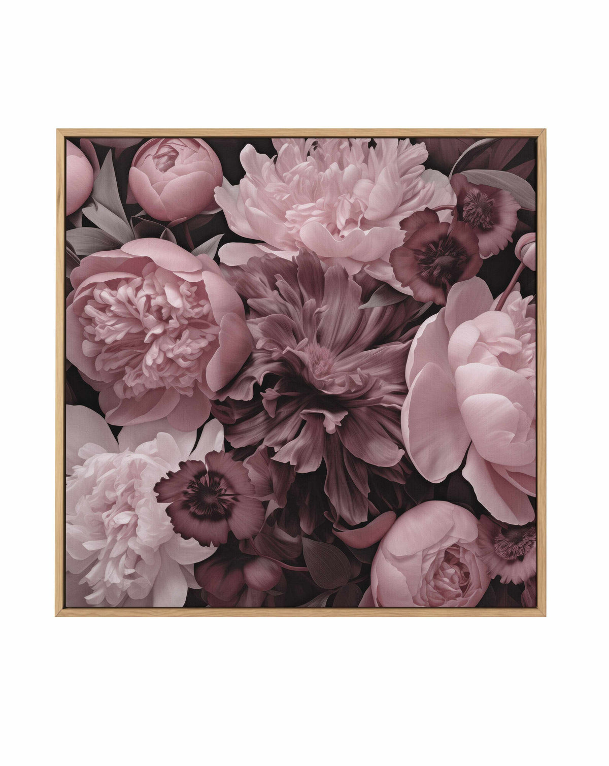 Floral Romance Pastel Pink By Andrea Haase | Framed Canvas Art Print from Olive et Oriel where you can shop wallpaper and artworks online