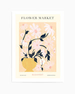 Flower Market Budapest Art Print