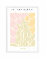 Flower Market La Palma Art Print