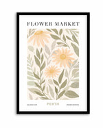Flower Market Perth | Art Print