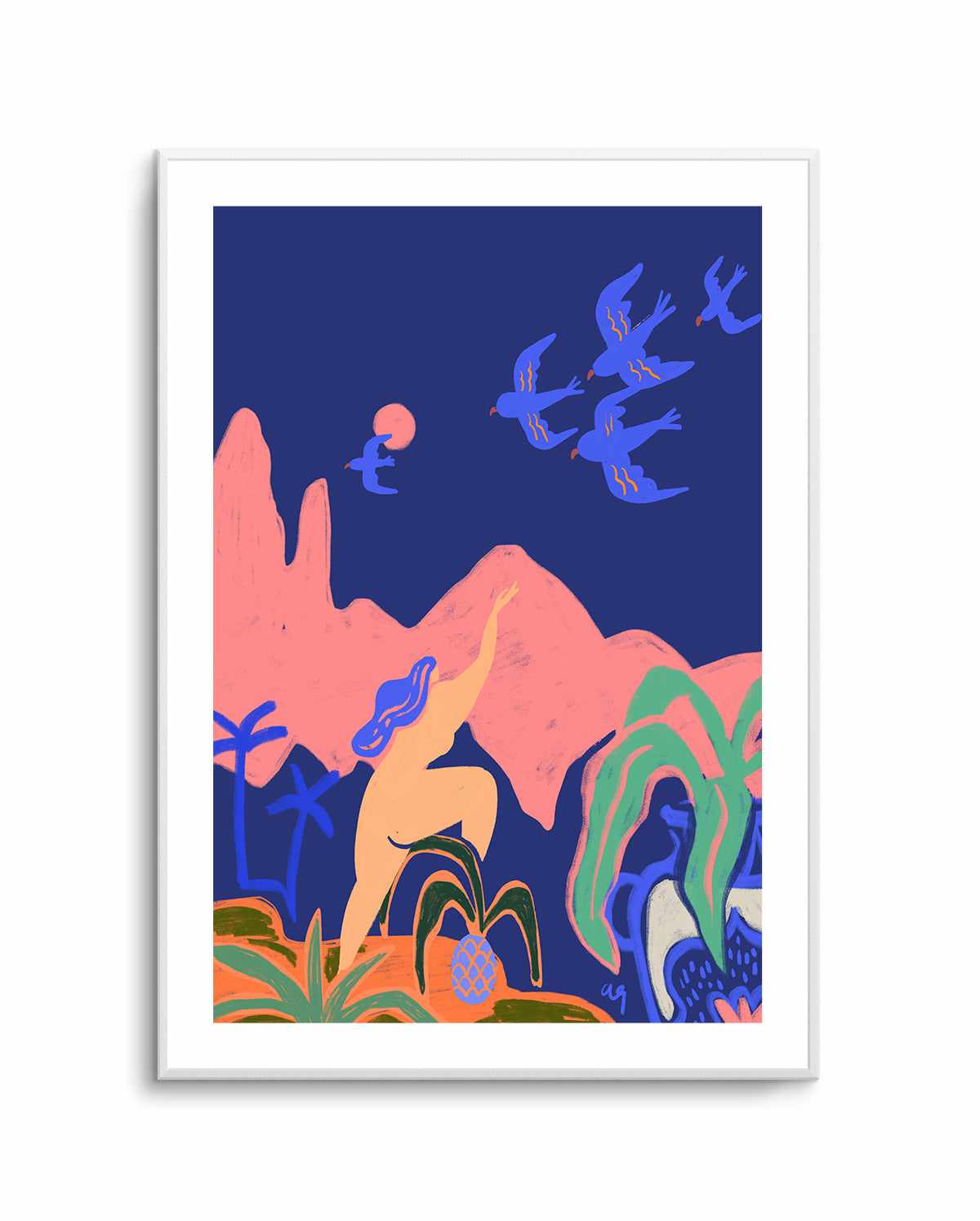 Fly South by Arty Guava | Art Print – Olive et Oriel