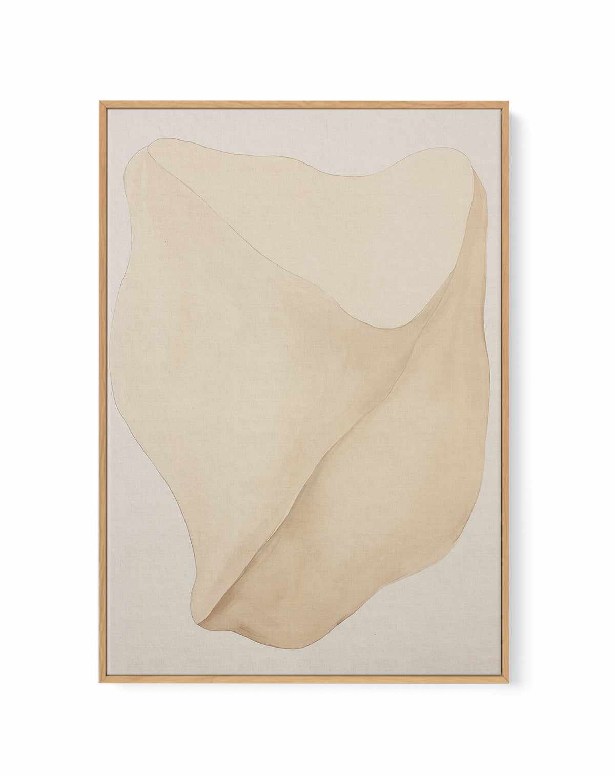 Formes Organiques Neutres III | Framed Canvas Art Print from Olive et Oriel where you can shop wallpaper and artworks online