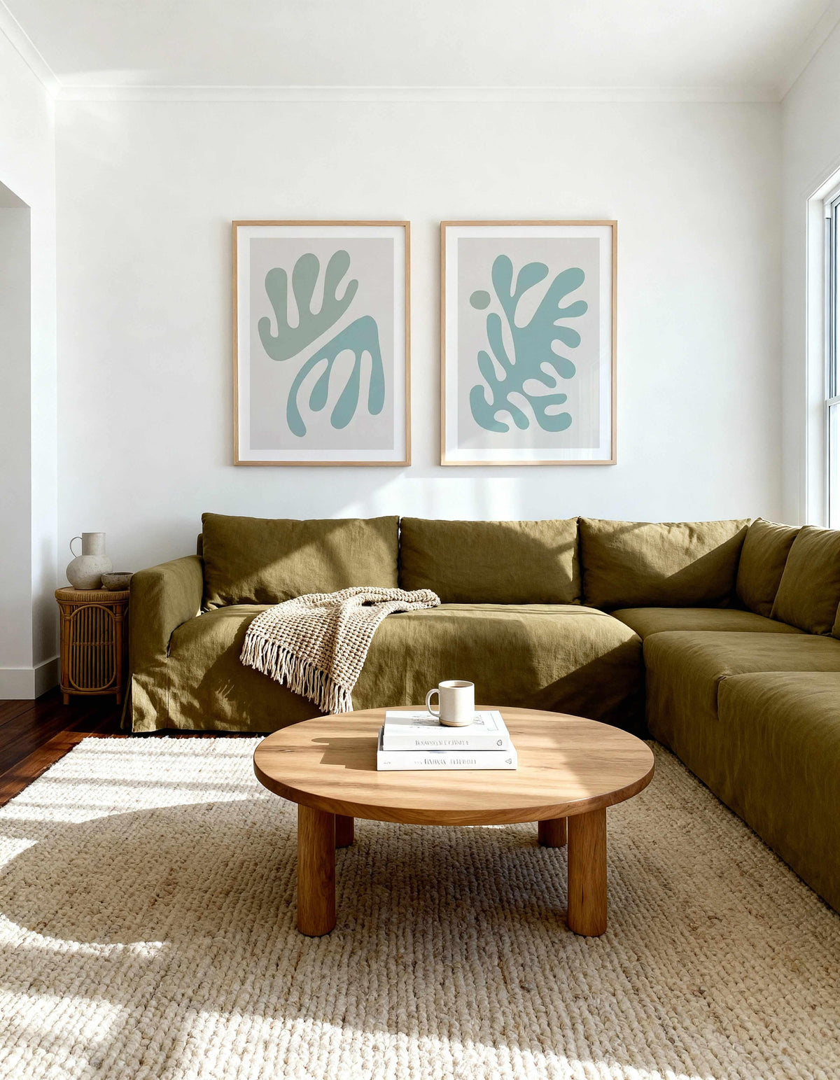 Formes De Lamer I & II Art Print Set of 2 | Matching Wall Art from Olive et Oriel where you can shop wallpaper and artworks online