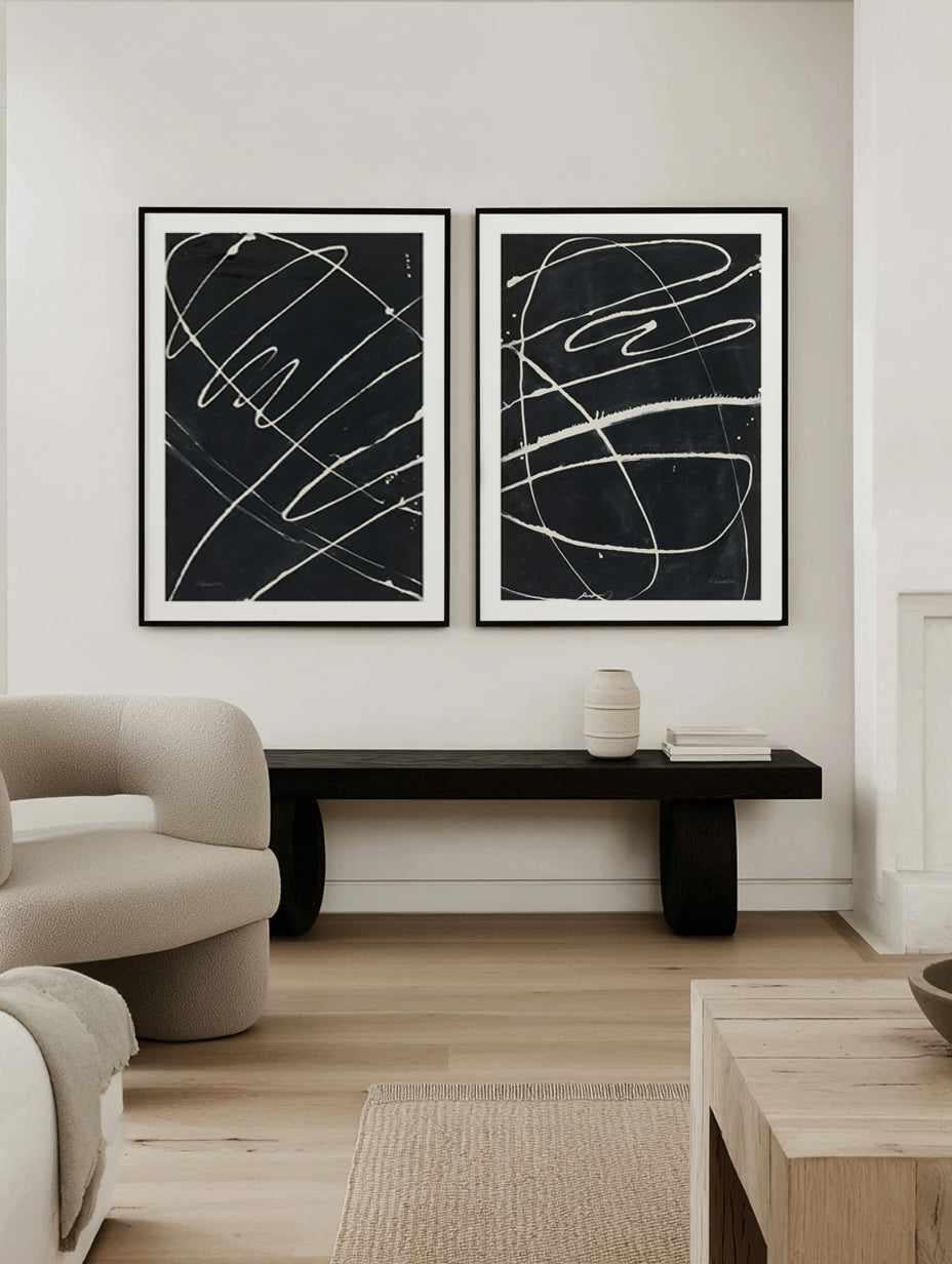 Fortitude I & II Art Print Set of 2 | Matching Wall Art from Olive et Oriel where you can shop wallpaper and artworks online