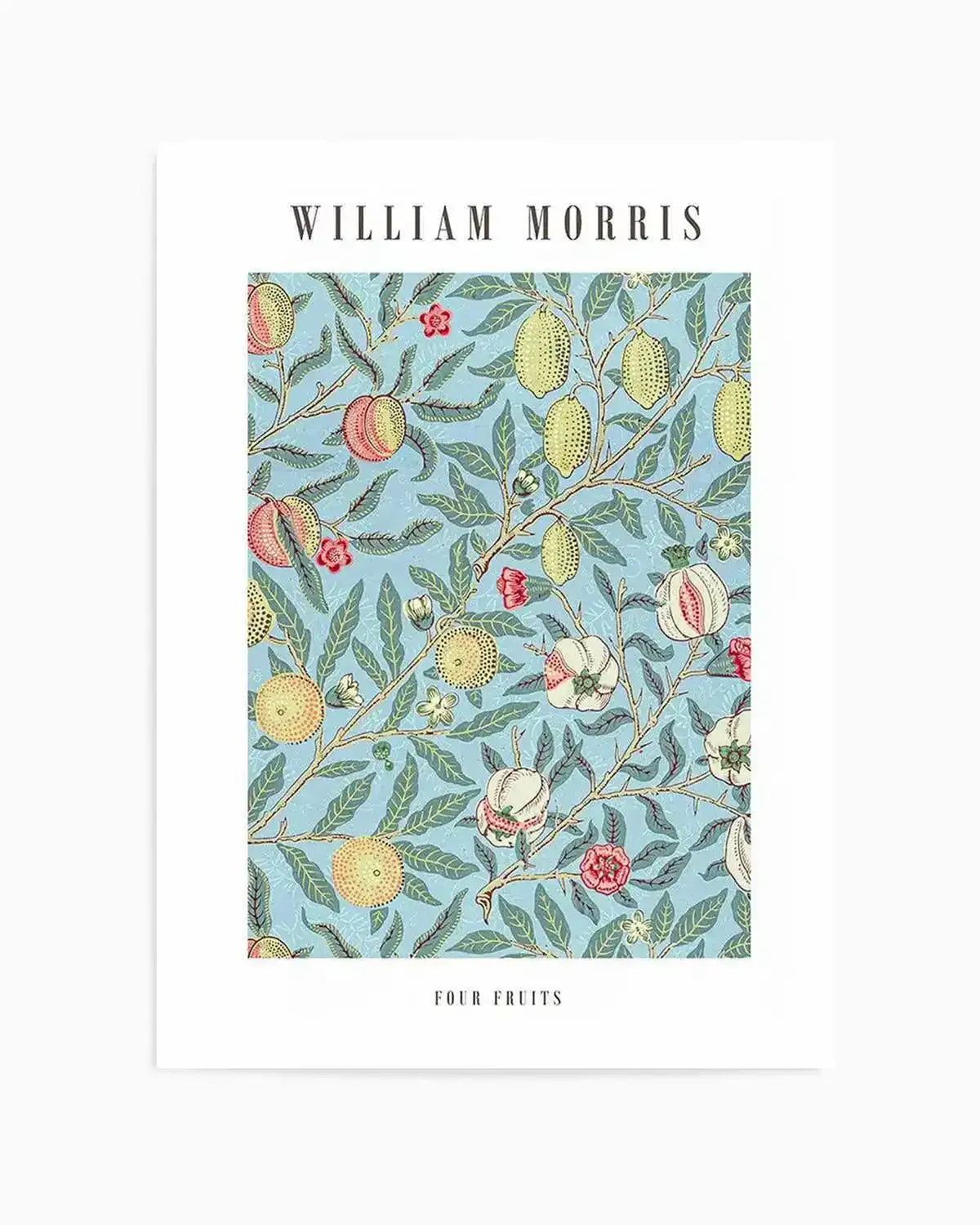Four Fruits by William Morris Art Print from Olive et Oriel where you can shop wallpaper and artworks online
