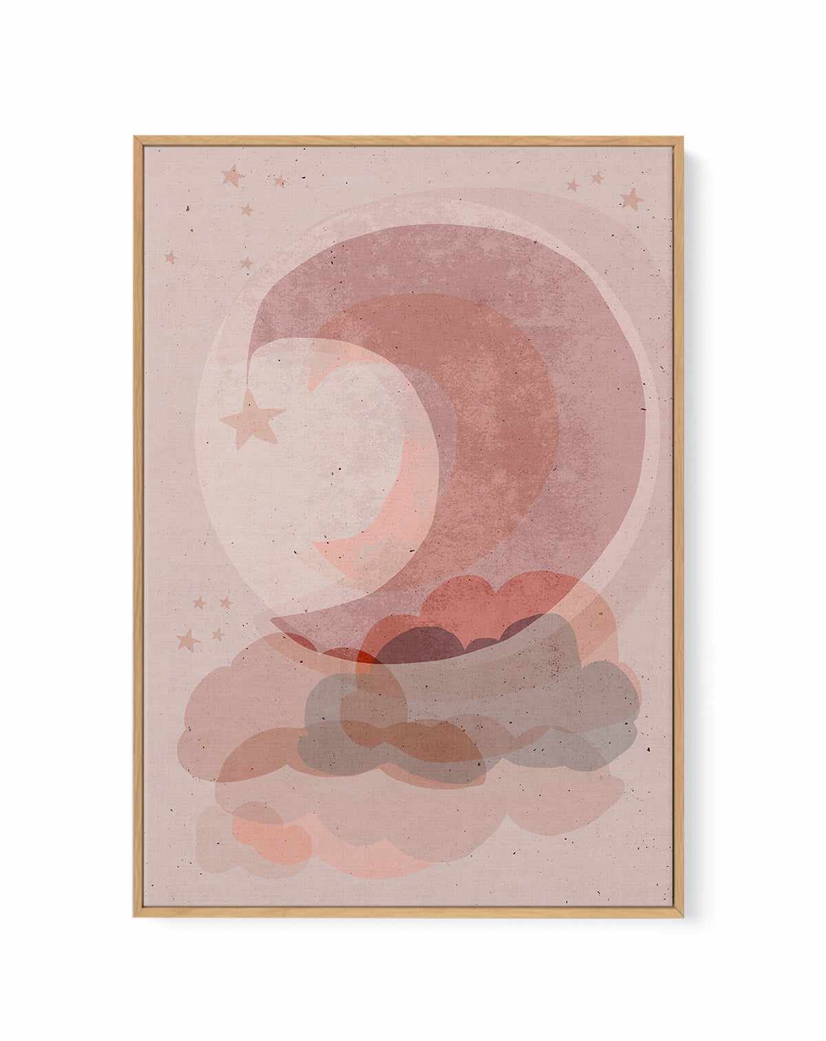 Gentle moon By Treechild | Framed Canvas Art Print from Olive et Oriel where you can shop wallpaper and artworks online