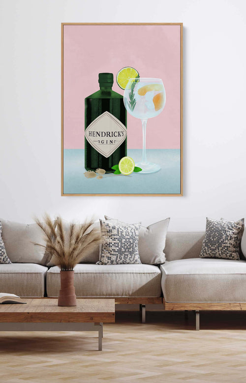 Gin Tonic By Petra Lizde | Framed Canvas Art Print