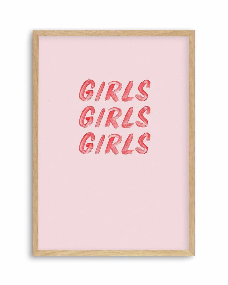 Girls Girls Girls Art Print