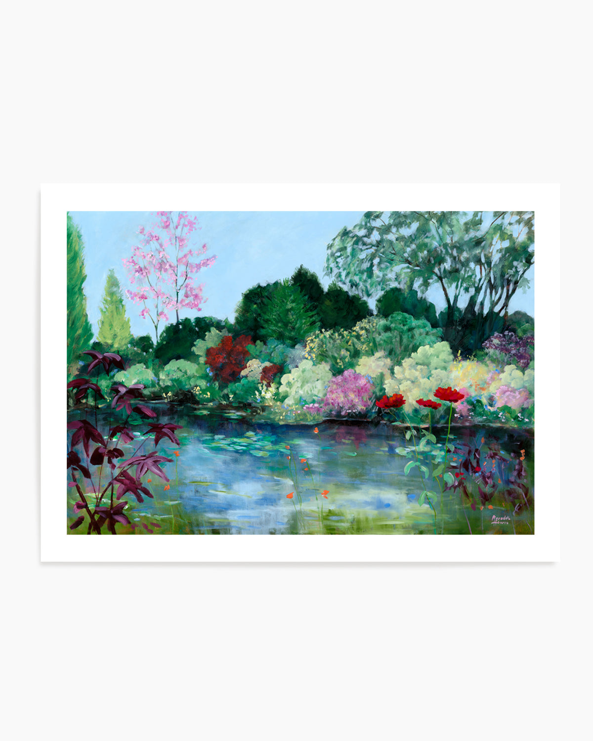 Giverny Water Lily Pond by Meredith Howse | Art Print