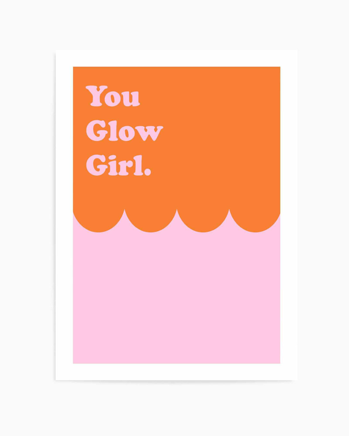 Glow Girl | Art Print from Olive et Oriel where you can shop wallpaper and artworks online