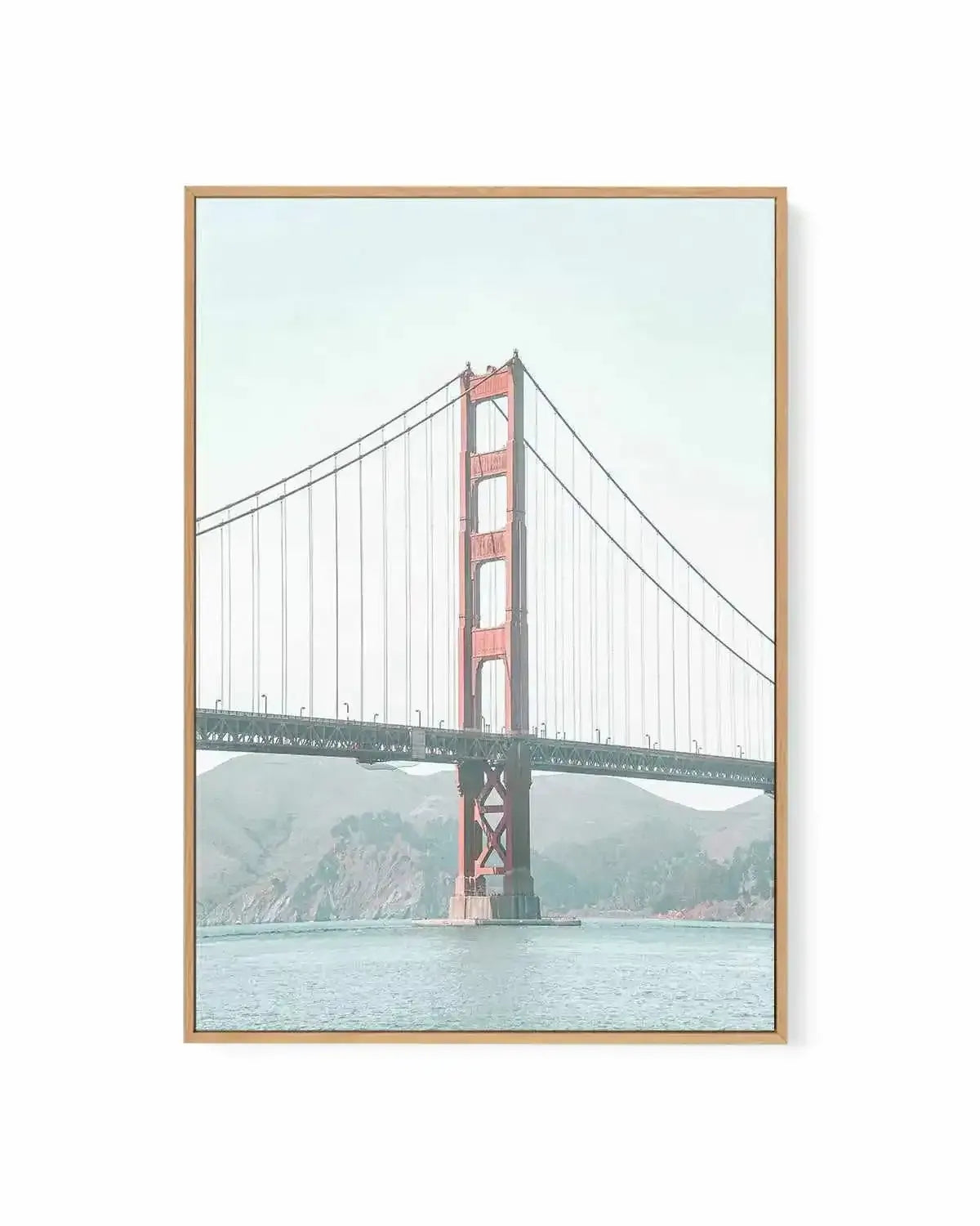 Golden Gate Bridge by Finn Skagn | Framed Canvas Art Print from Olive et Oriel where you can shop wallpaper and artworks online