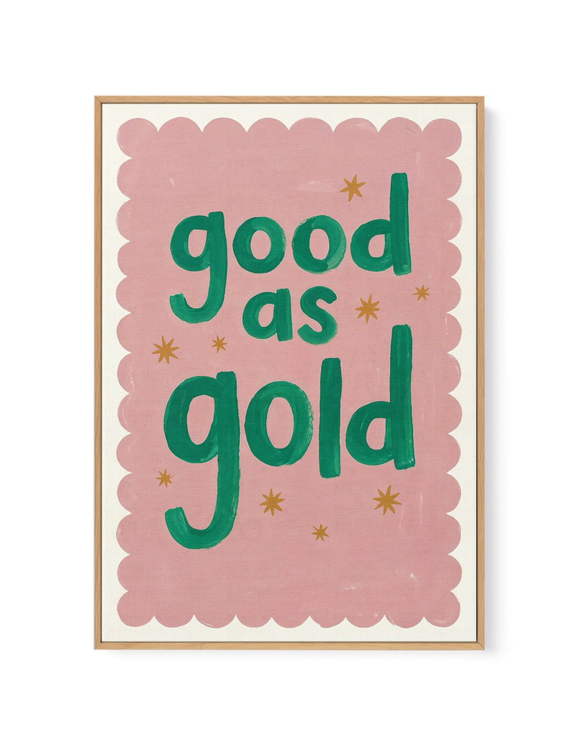 Good As Gold I | Framed Canvas Wall Art