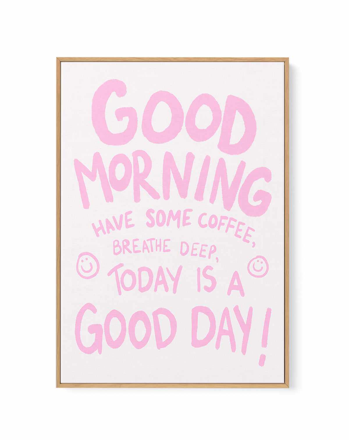 Good Morning By Athene Fritsch | Framed Canvas Art Print from Olive et Oriel where you can shop wallpaper and artworks online