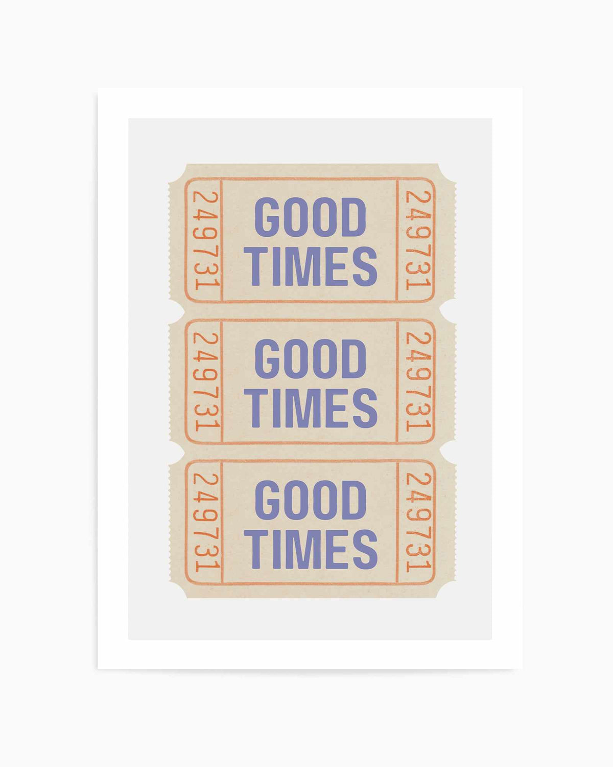 Coastal Blue Good Times | Art Print from Olive et Oriel where you can shop wallpaper and artworks online