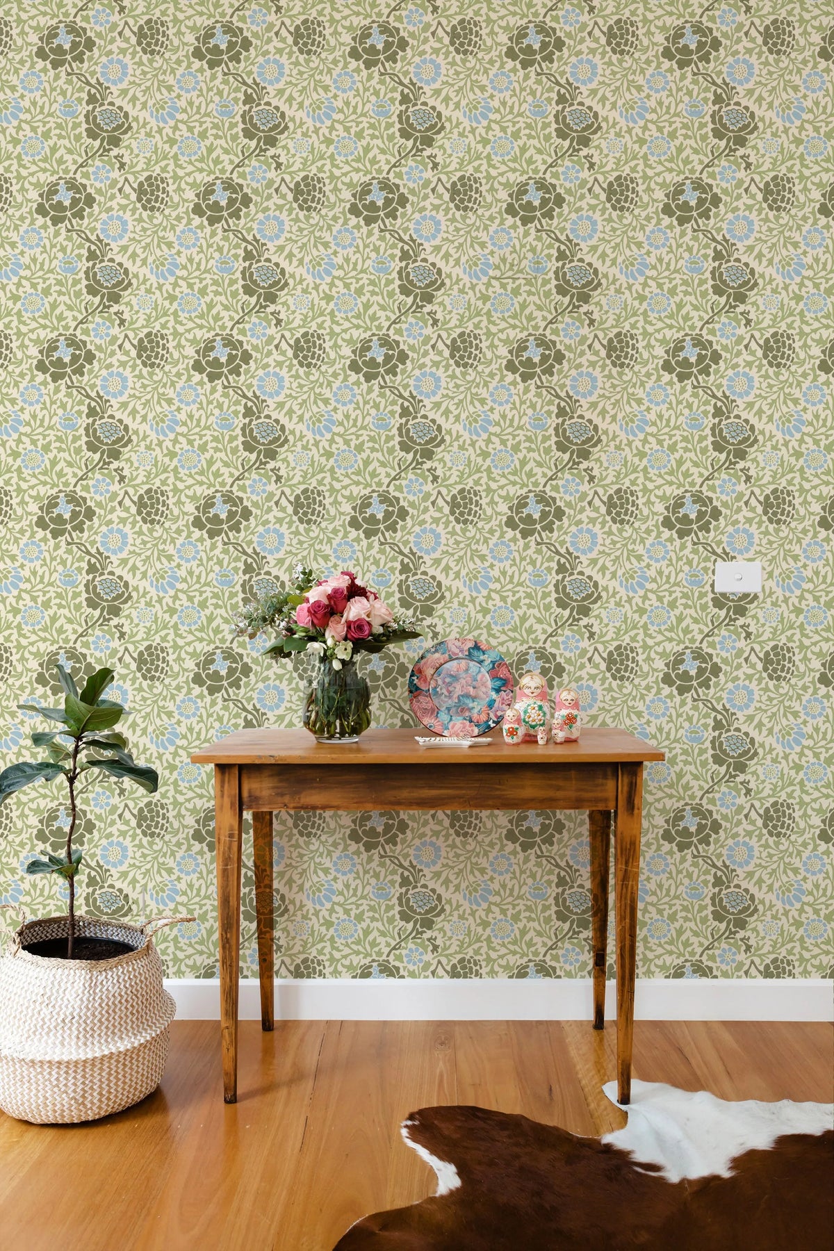 Grafton by William Morris Wallpaper from Olive et Oriel where you can shop wallpaper and artworks online