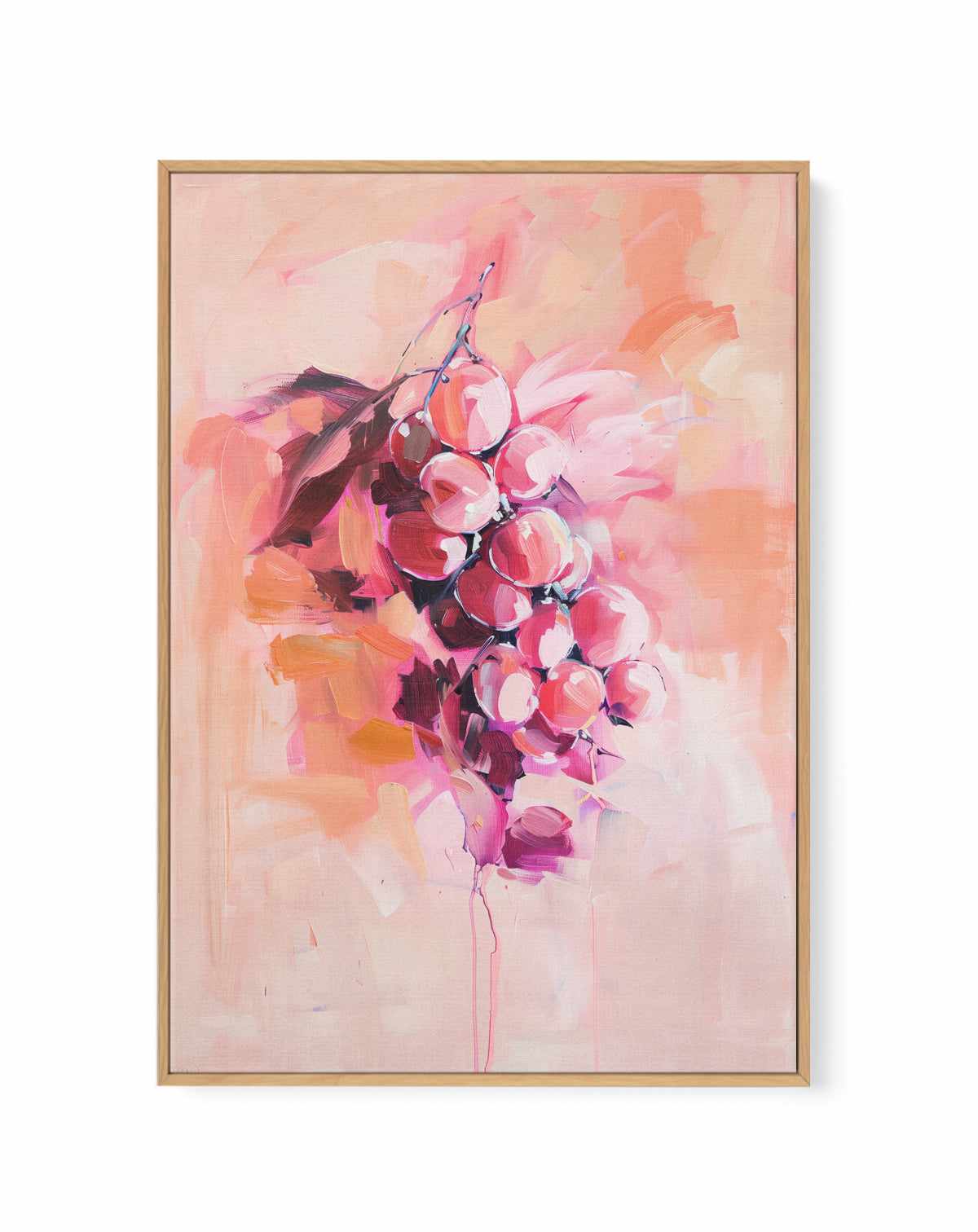 Grapes No I | Framed Canvas Art Print from Olive et Oriel where you can shop wallpaper and artworks online