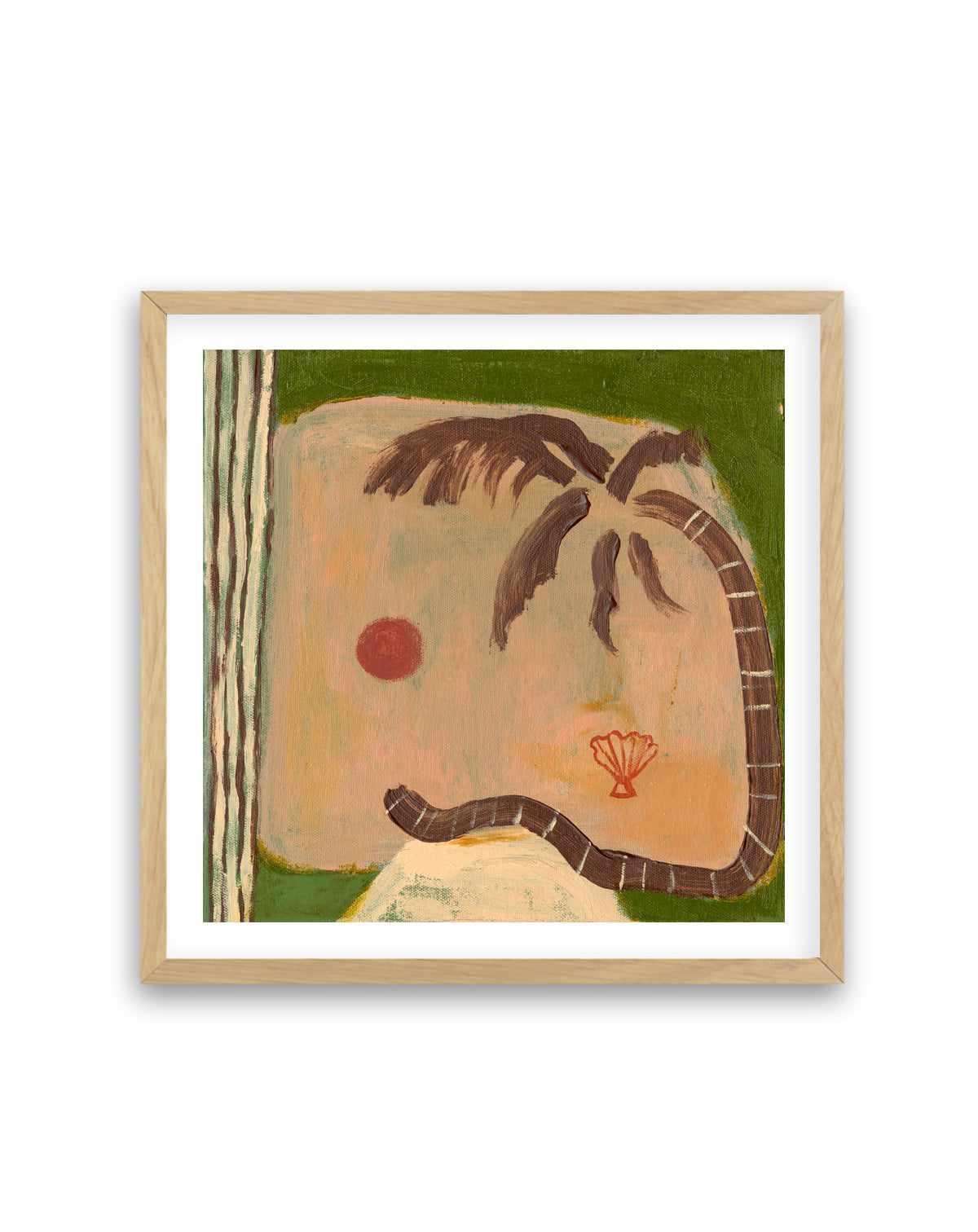 Green Palm by Britney Turner | Art Print from Olive et Oriel where you can shop wallpaper and artworks online