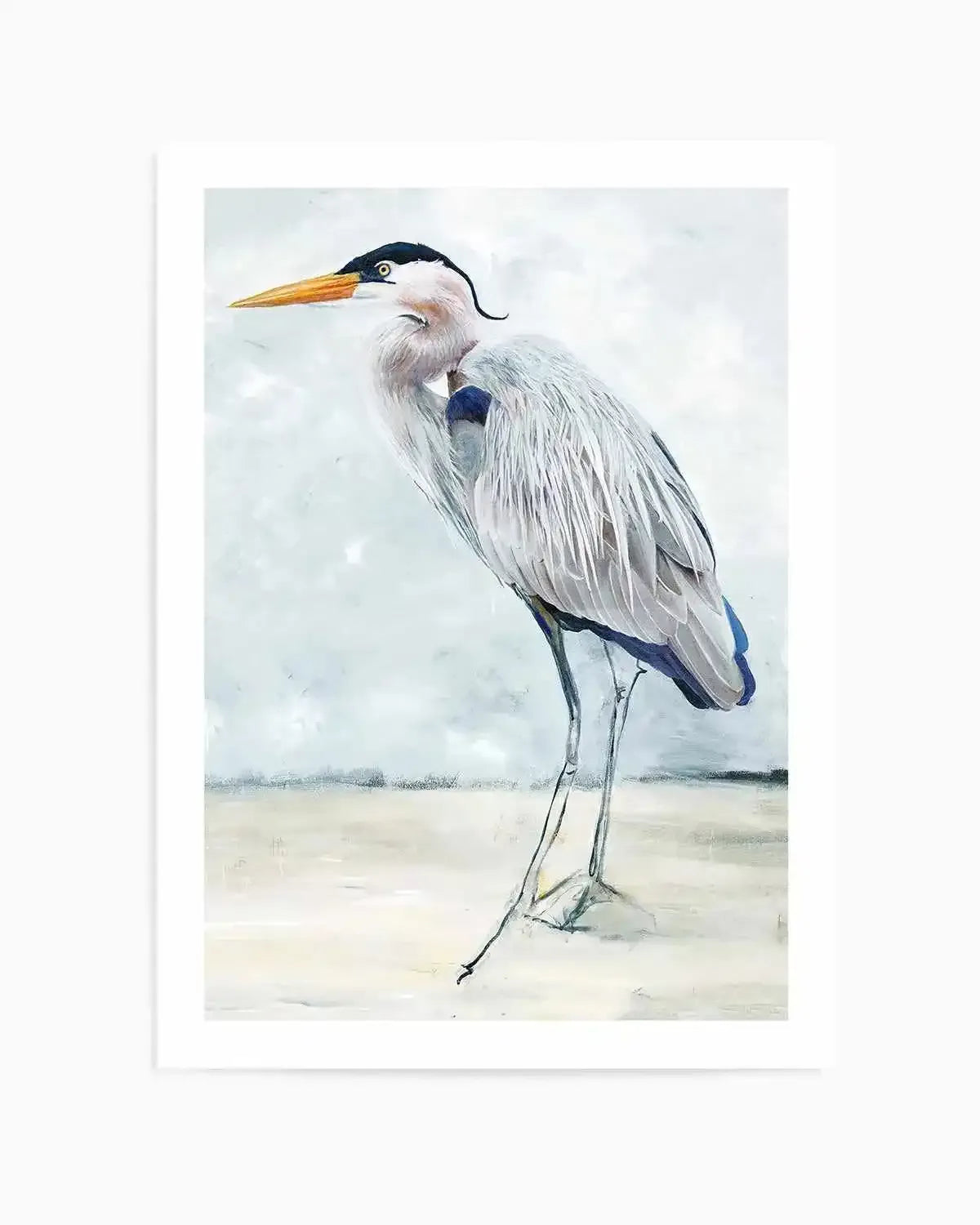 Hamptons Bird Painting I Art Print from Olive et Oriel where you can shop wallpaper and artworks online