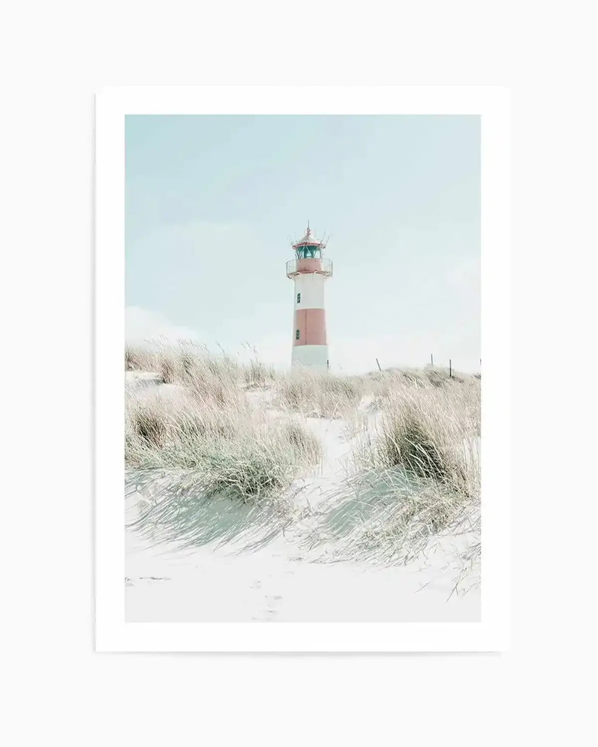 Hamptons Lighthouse Art Print | PT from Olive et Oriel where you can shop wallpaper and artworks online