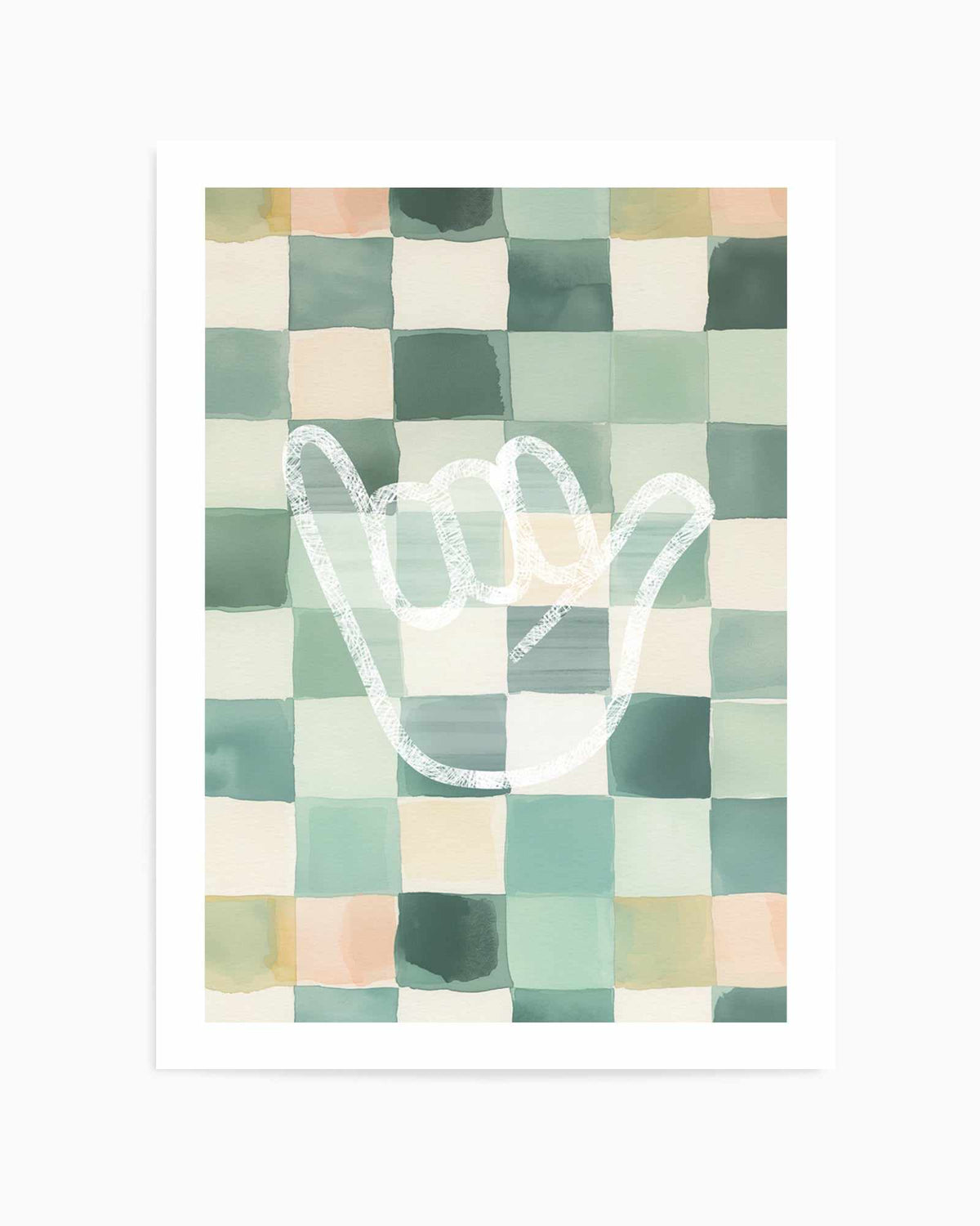 Hang Ten | Art Print from Olive et Oriel where you can shop wallpaper and artworks online