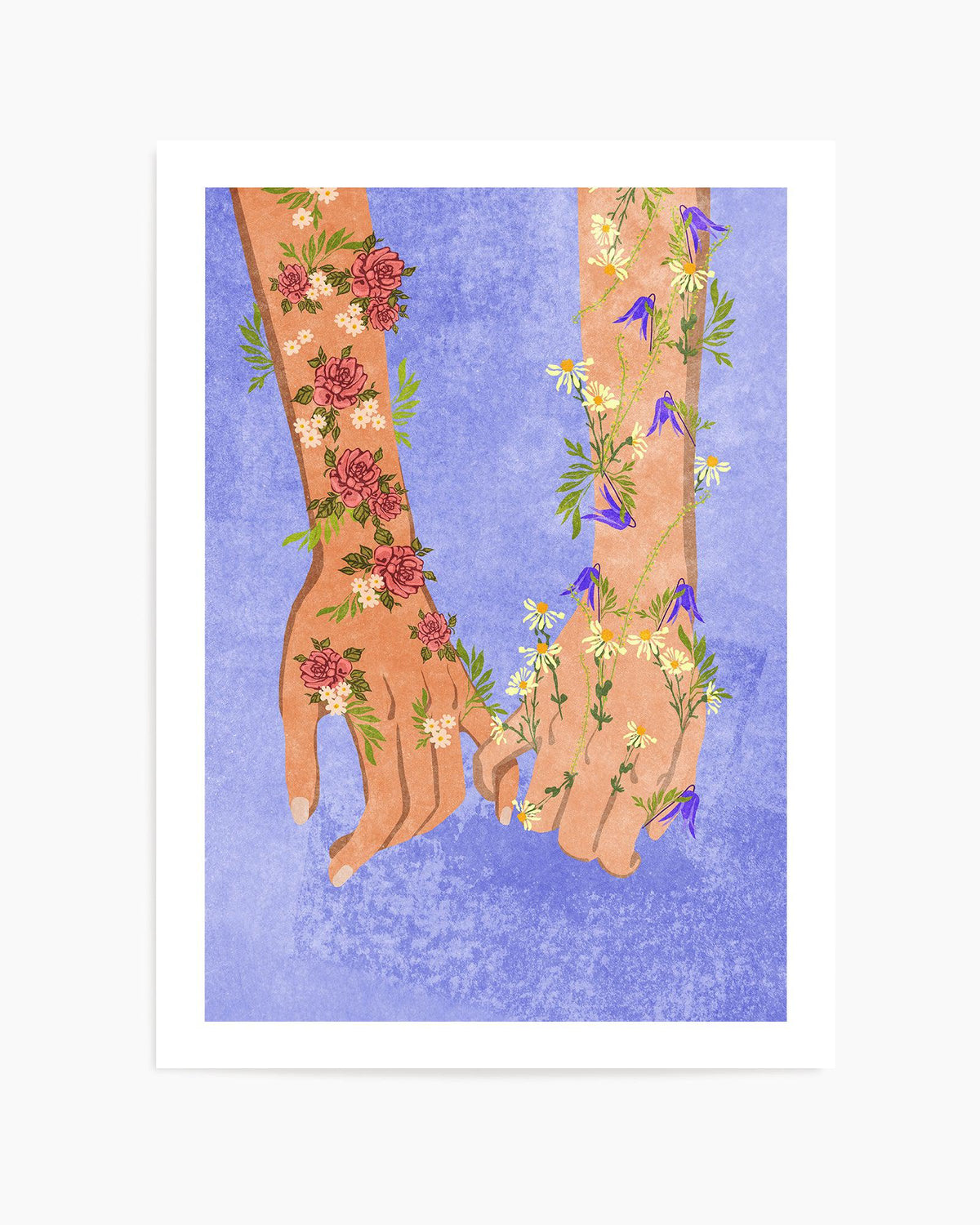 Holding Hands By Raissa Oltmanns | Art Print from Olive et Oriel where you can shop wallpaper and artworks online