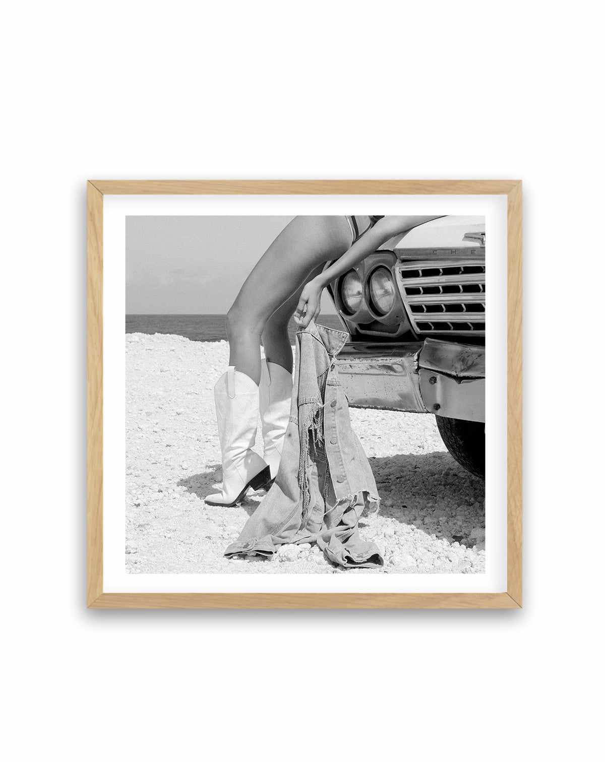 Cali Days I B&W by Amy Hallam | Art Print from Olive et Oriel where you can shop wallpaper and artworks online