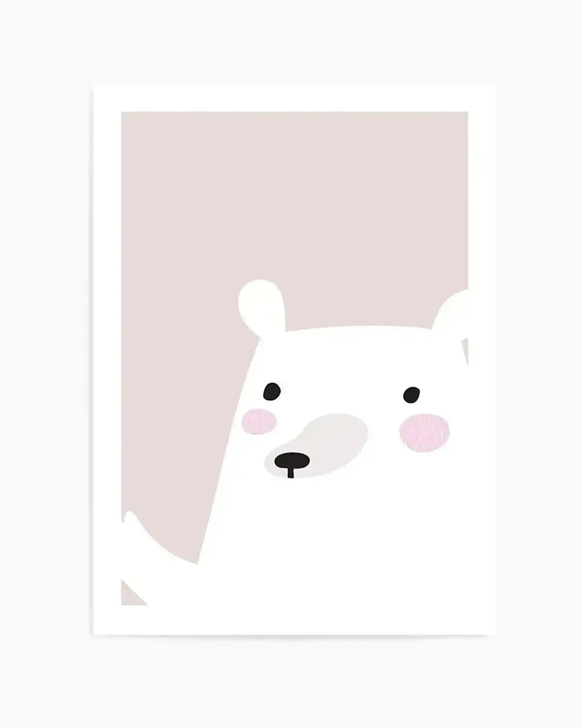 Howdy Bear Art Print from Olive et Oriel where you can shop wallpaper and artworks online