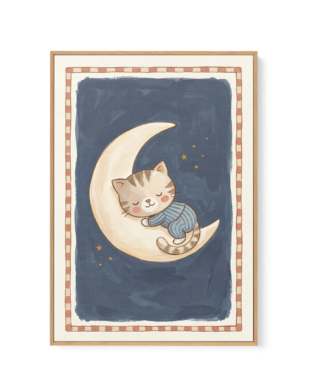 Hush Little Kitten | Framed Canvas Wall Art