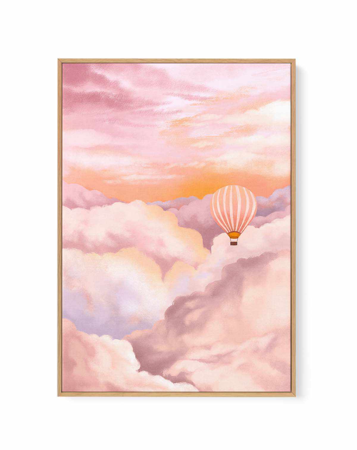 In the Clouds by Goed Blauw | Framed Canvas Art Print from Olive et Oriel where you can shop wallpaper and artworks online
