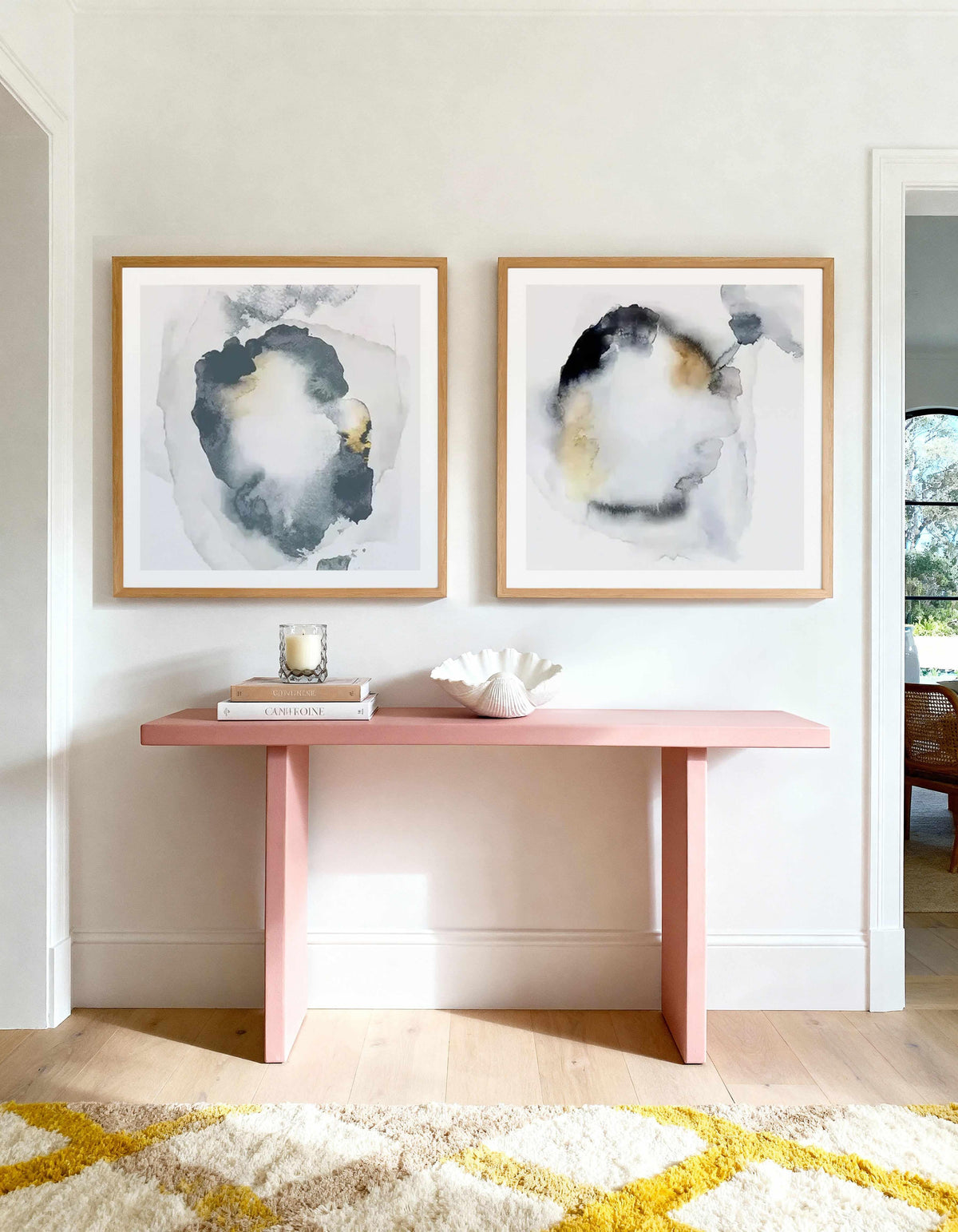 In The Haze I & II Art Print Set of 2 | Matching Wall Art from Olive et Oriel where you can shop wallpaper and artworks online