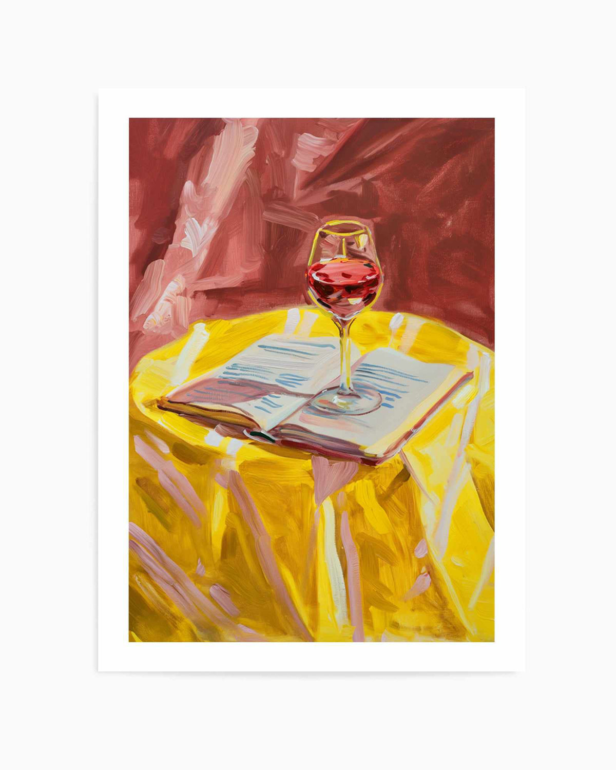 Ink & Cabernet | Art Print from Olive et Oriel where you can shop wallpaper and artworks online