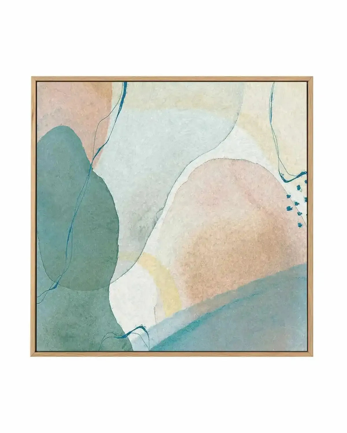 Inky Abstract I | Framed Canvas Art Print from Olive et Oriel where you can shop wallpaper and artworks online