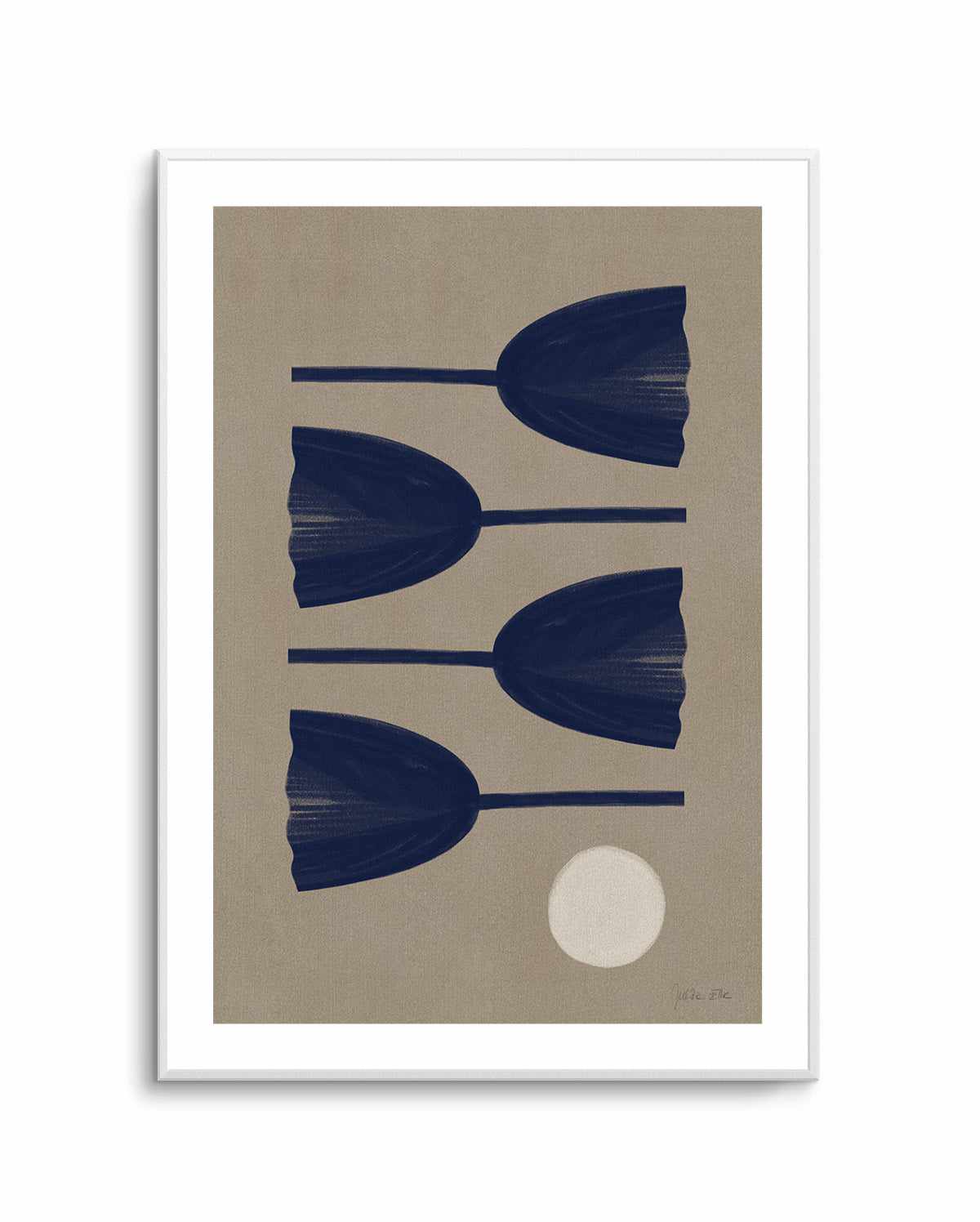 Blue Tulips by Julita Elbe | Art Print from Olive et Oriel where you can shop wallpaper and artworks online