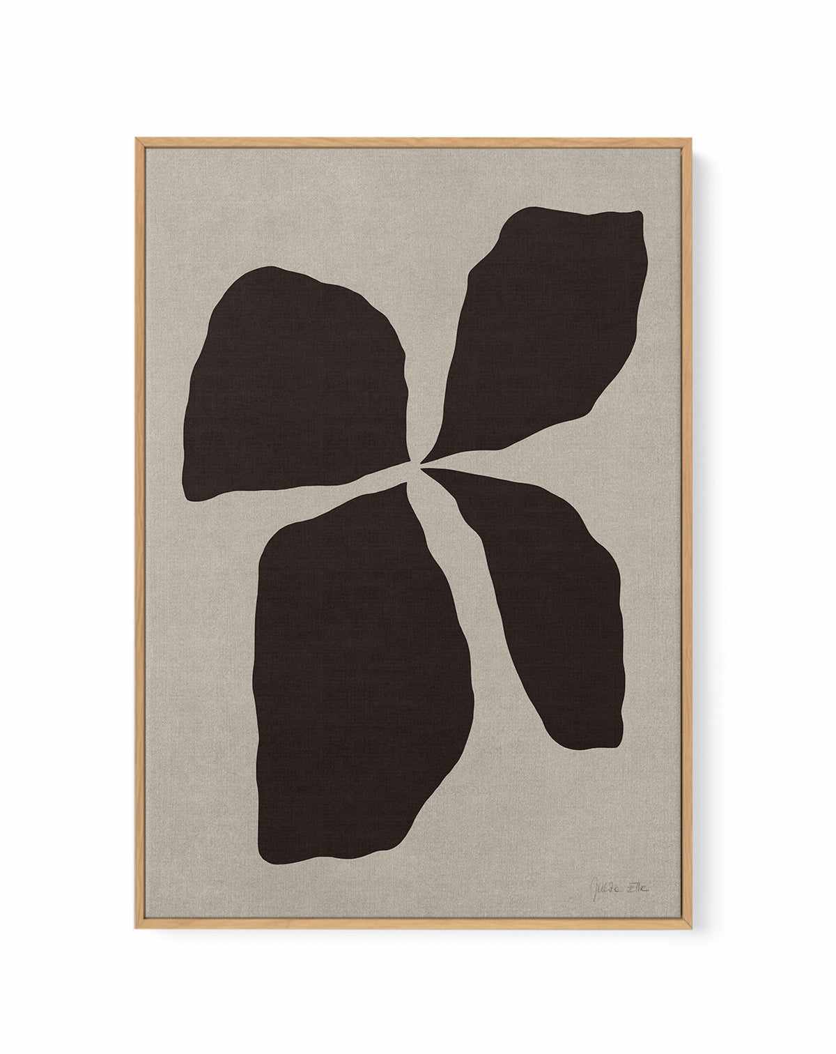 Leaves by Julita Elbe | Framed Canvas Art Print from Olive et Oriel where you can shop wallpaper and artworks online
