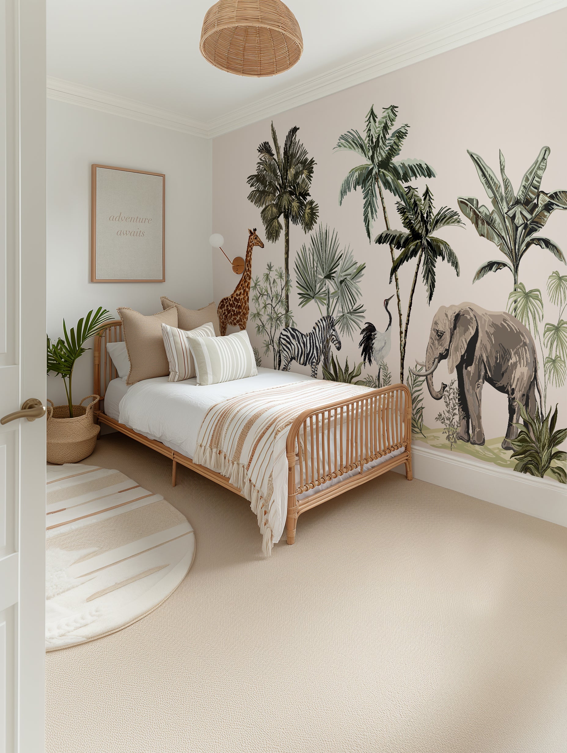 Jungle Theme Wallpaper For 10 Best Animal Nursery Wallpaper Themes