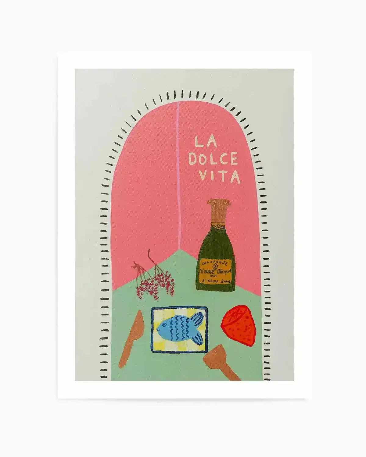 La Dolce Vita by Britney Turner Art Print from Olive et Oriel where you can shop wallpaper and artworks online