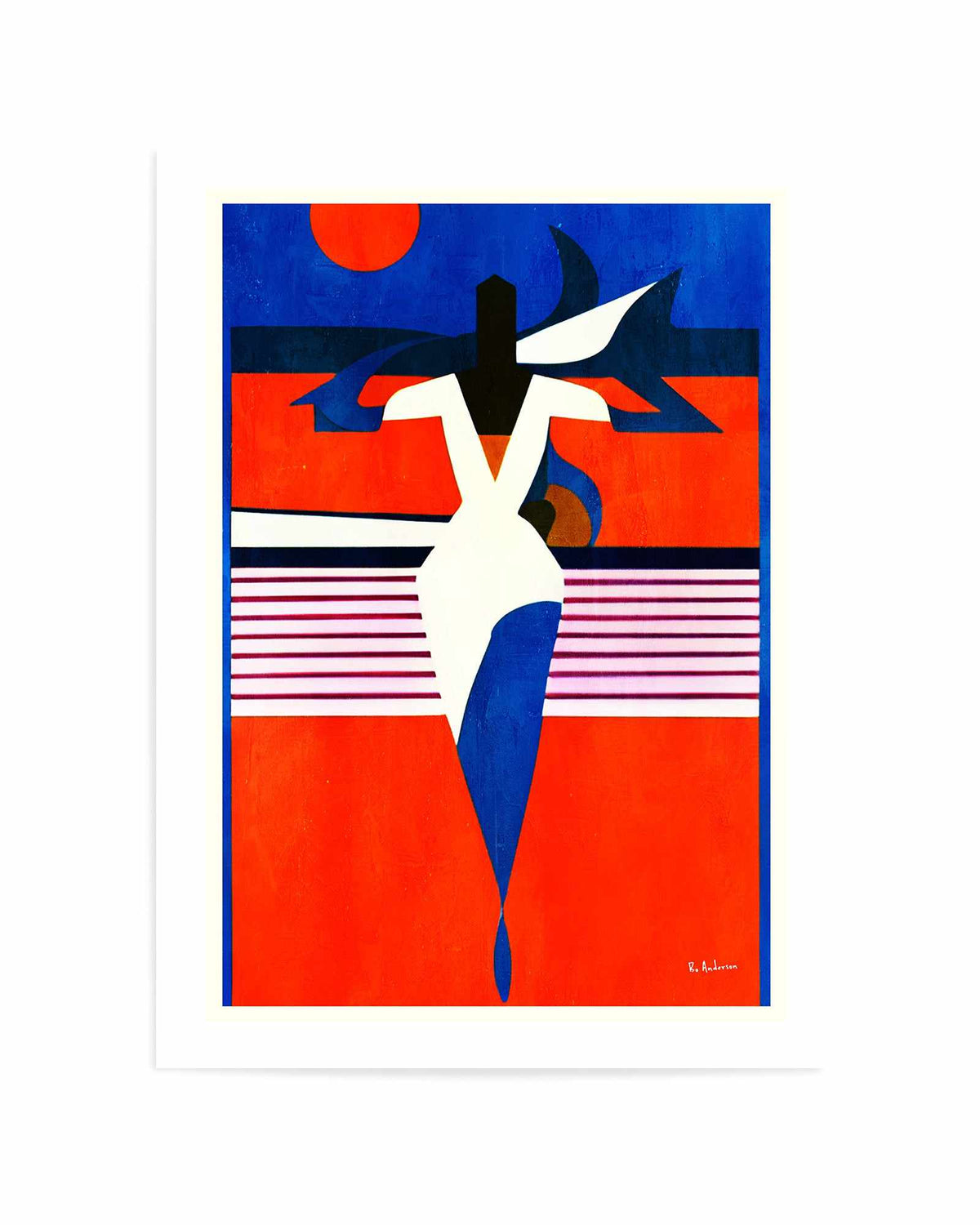La Femme Fatale By Bo Anderson | Art Print from Olive et Oriel where you can shop wallpaper and artworks online