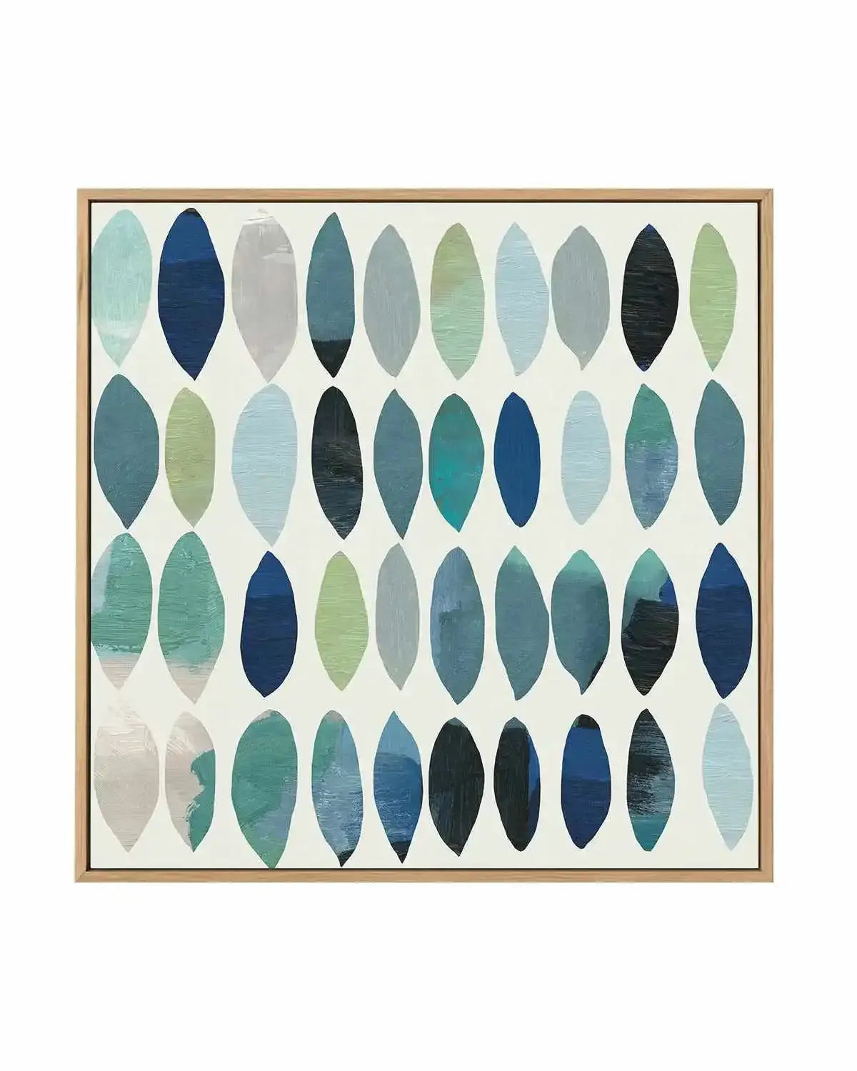 Leaf Abstract II | Framed Canvas Art Print from Olive et Oriel where you can shop wallpaper and artworks online